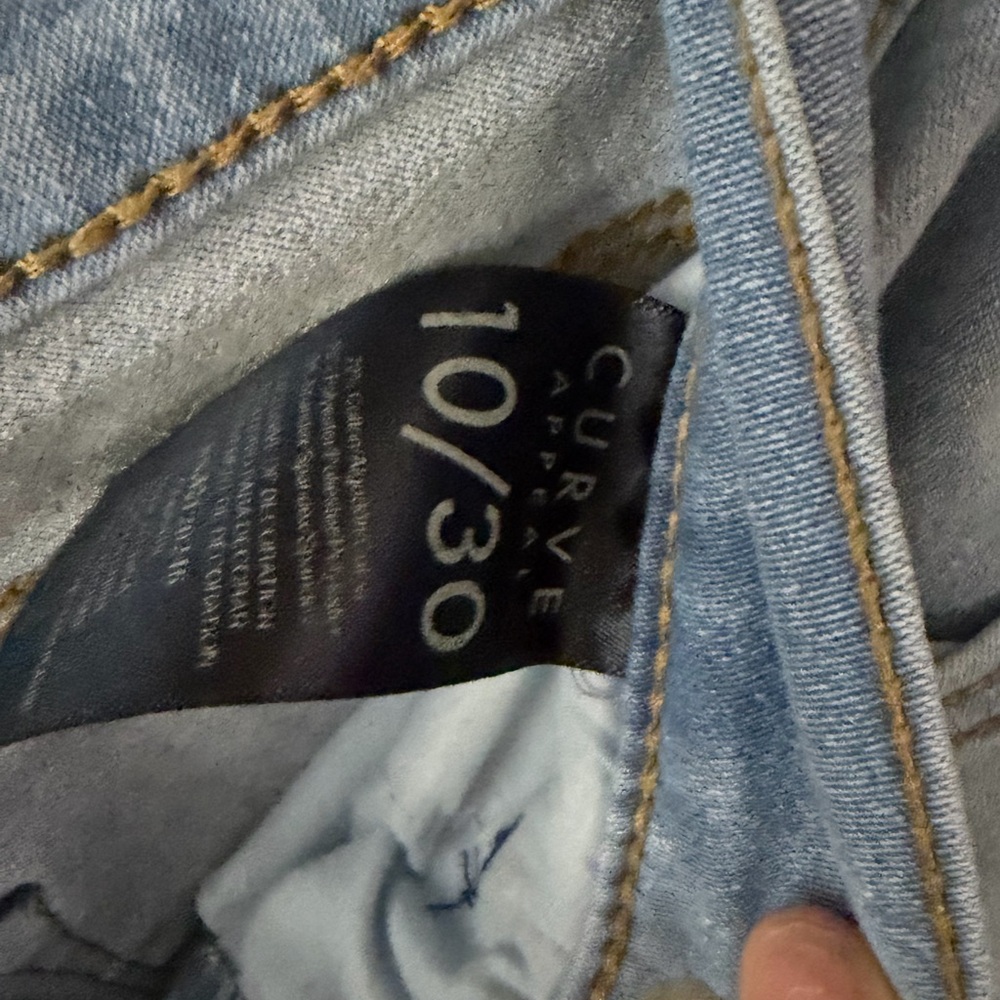 Women's Light Blue Jeans - Picture 3 of 4